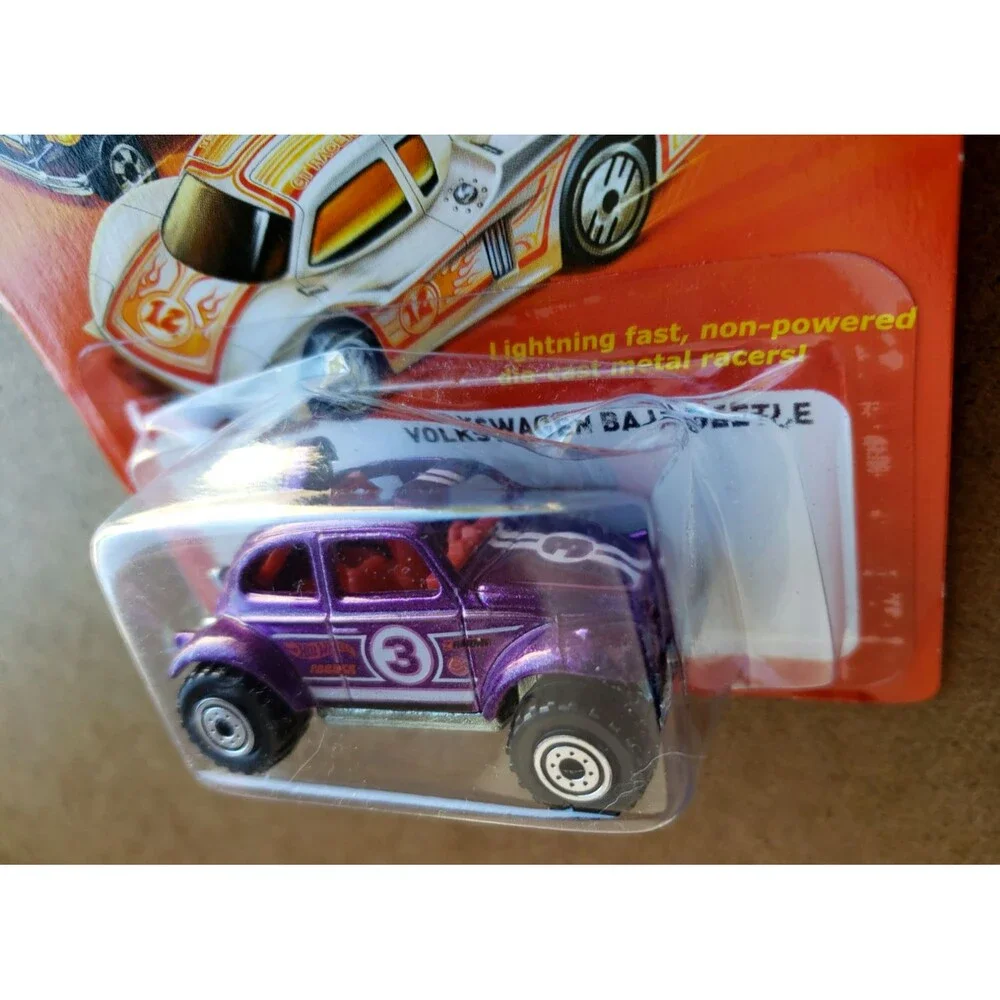 2011 Hot Wheels VOLKSWAGEN BAJA BEETLE The Hot Ones Series VW BUG Purple 1:64